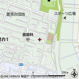 千葉県船橋市夏見台1丁目12-54周辺の地図