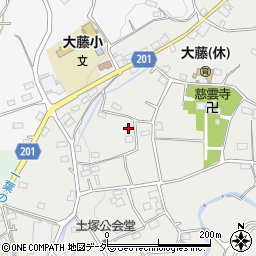 山梨県甲州市塩山中萩原2806周辺の地図