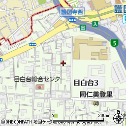 東京都文京区目白台3丁目23-3周辺の地図