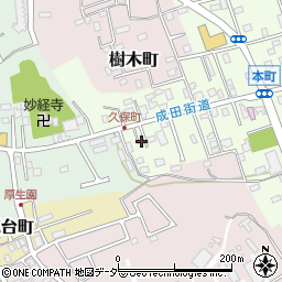千葉県佐倉市本町91周辺の地図