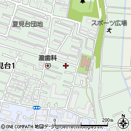 千葉県船橋市夏見台1丁目12-53周辺の地図