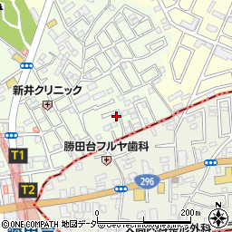 千葉県八千代市勝田台北3丁目23-3周辺の地図