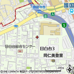 東京都文京区目白台3丁目23-12周辺の地図