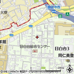 東京都文京区目白台3丁目18-25周辺の地図