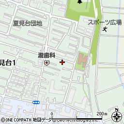 千葉県船橋市夏見台1丁目12-52周辺の地図
