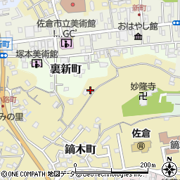 千葉県佐倉市鏑木町126周辺の地図