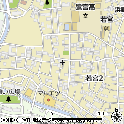 東京都中野区若宮2丁目47-15周辺の地図