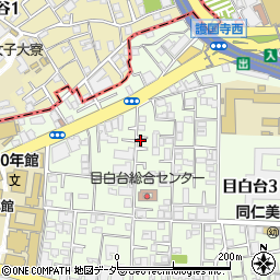 東京都文京区目白台3丁目18-14周辺の地図