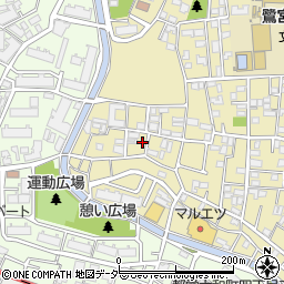 東京都中野区若宮2丁目52-9周辺の地図