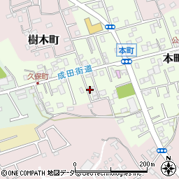 千葉県佐倉市本町86周辺の地図