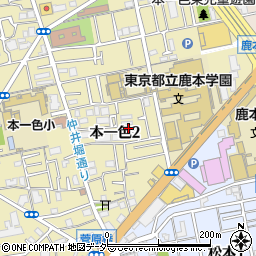 東京都江戸川区本一色2丁目17-21周辺の地図