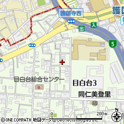 東京都文京区目白台3丁目23-4周辺の地図