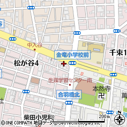 東京都台東区松が谷4丁目25-7周辺の地図
