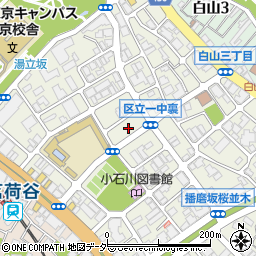 東京都文京区小石川5丁目15周辺の地図