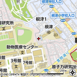 東京都文京区弥生2丁目19周辺の地図