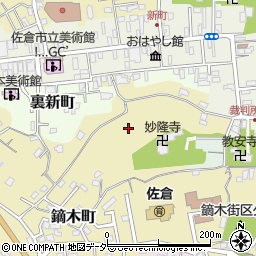 千葉県佐倉市鏑木町136周辺の地図