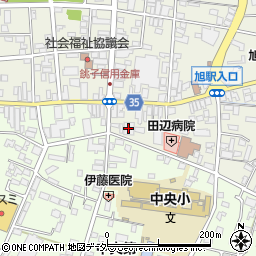 千葉銀行旭支店周辺の地図
