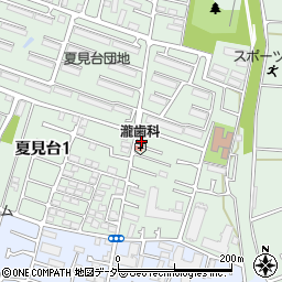 千葉県船橋市夏見台1丁目12-7周辺の地図