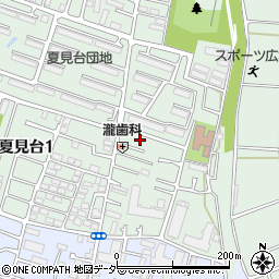 千葉県船橋市夏見台1丁目12-46周辺の地図