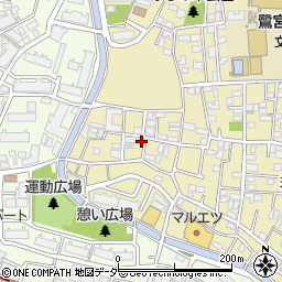 東京都中野区若宮2丁目52-8周辺の地図