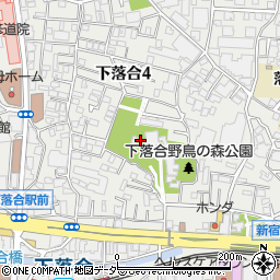 東京都新宿区下落合4丁目周辺の地図