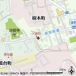 千葉県佐倉市本町91-3周辺の地図