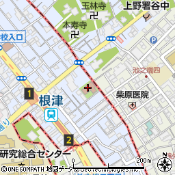 クラシックガーデン・文京根津周辺の地図