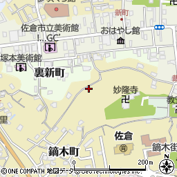 千葉県佐倉市鏑木町140周辺の地図