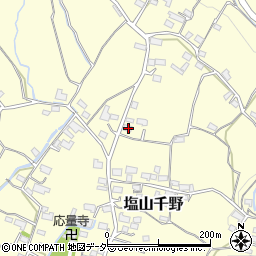 山梨県甲州市塩山千野1347周辺の地図