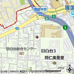東京都文京区目白台3丁目23周辺の地図