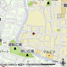 東京都中野区若宮2丁目52-5周辺の地図
