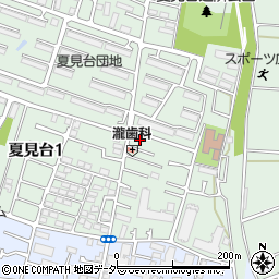 千葉県船橋市夏見台1丁目12-41周辺の地図
