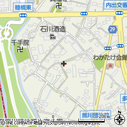 東京都福生市熊川68周辺の地図