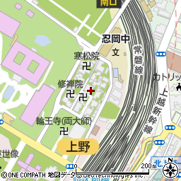 東京都台東区上野公園16周辺の地図