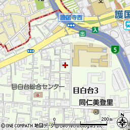 東京都文京区目白台3丁目23-5周辺の地図