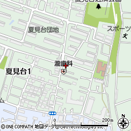 千葉県船橋市夏見台1丁目12-40周辺の地図