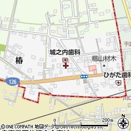 椙山材木店周辺の地図