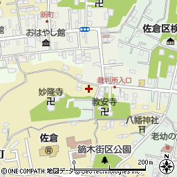 千葉県佐倉市鏑木町191-2周辺の地図