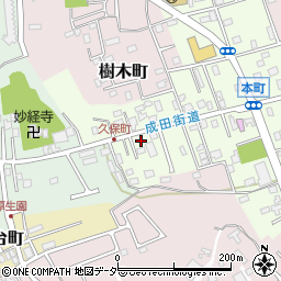 千葉県佐倉市本町91-25周辺の地図