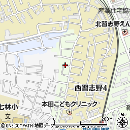 千葉県船橋市習志野台周辺の地図