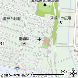 千葉県船橋市夏見台1丁目20-25周辺の地図