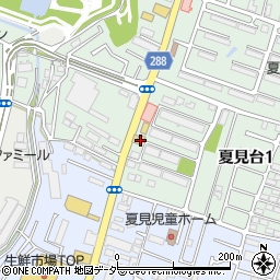 千葉県船橋市夏見台1丁目18周辺の地図