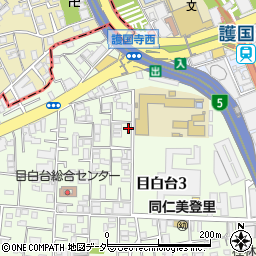 東京都文京区目白台3丁目23-10周辺の地図