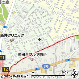 千葉県八千代市勝田台北3丁目24-10周辺の地図