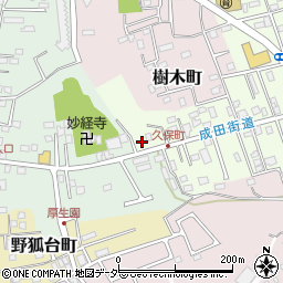 千葉県佐倉市本町3周辺の地図