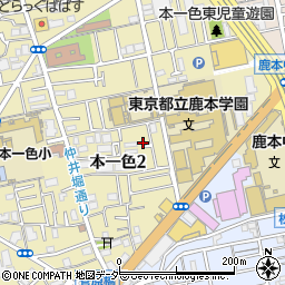 東京都江戸川区本一色2丁目17-17周辺の地図