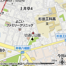 上井草グルップボエンデ周辺の地図