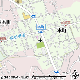 千葉県佐倉市本町81周辺の地図