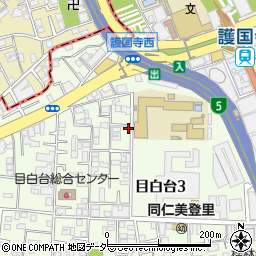 東京都文京区目白台3丁目23-9周辺の地図