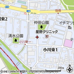 東京都あきる野市小川東周辺の地図